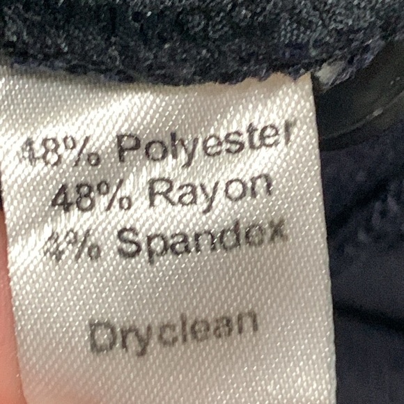 Women’s Loft Navy Trousers Size 4 EUC - Picture 7 of 8